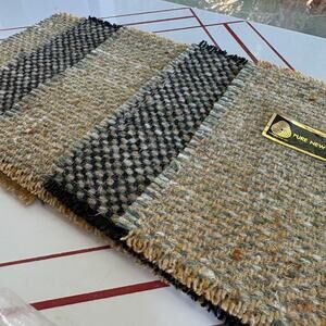 Vintage Cotswold Woollen Weavers Pure New Wool Coasters Set of 5 England